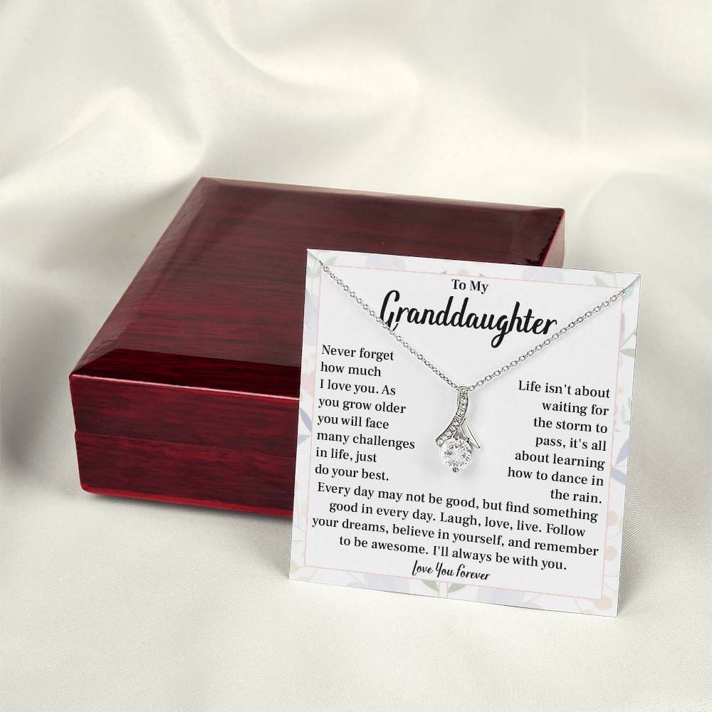 Granddaughter Inspirational Necklace Gift for Her
