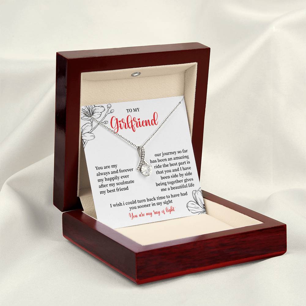 To My Girlfriend - Jewelry Gift with Message Card
