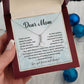 Mom Necklace Gift with Sentimental Message Card