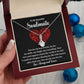 Soulmate Necklace Gift for Her with Love Note Card