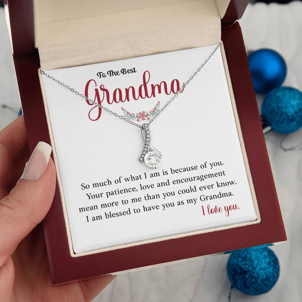 To The Best Grandma Heartfelt Necklace Gift Best Grandma Necklace Gift Heartfelt Gift For Grandma Sentimental Jewelry For Grandmother Jewelry Gift For Grandma Granddaughter To Grandma Gift Special Gift For Grandma Meaningful Gift For Grandma