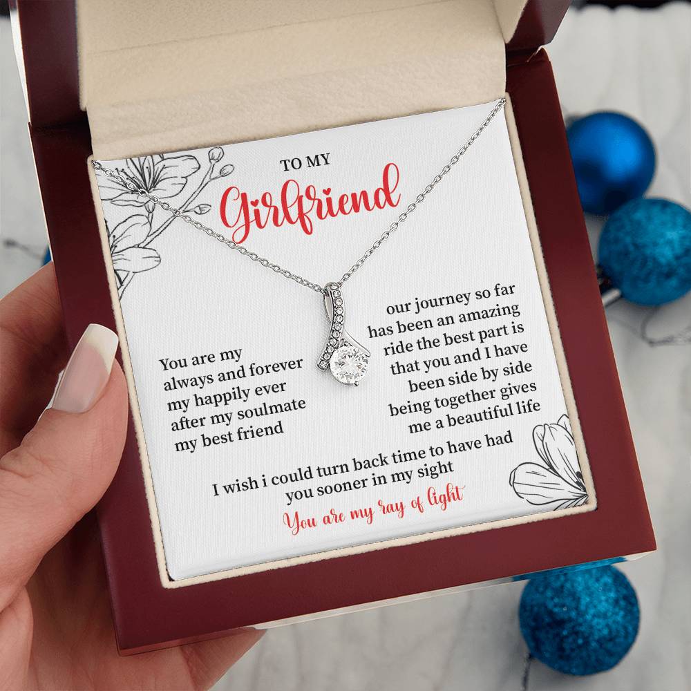 To My Girlfriend - Jewelry Gift with Message Card