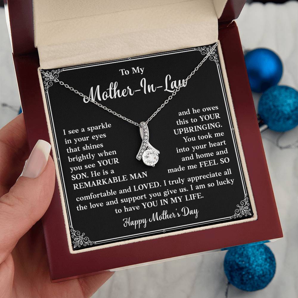 Necklace Gift for Mother-In-Law from Daughter With Gift Box