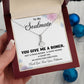 Funny Politician Gift for Her Soulmate Necklace