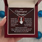 Unbiological Daughter Necklace Gift with Card