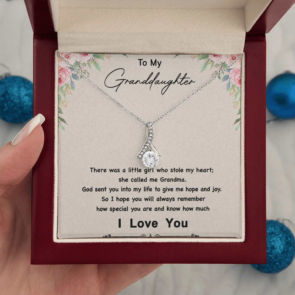 To my granddaughter