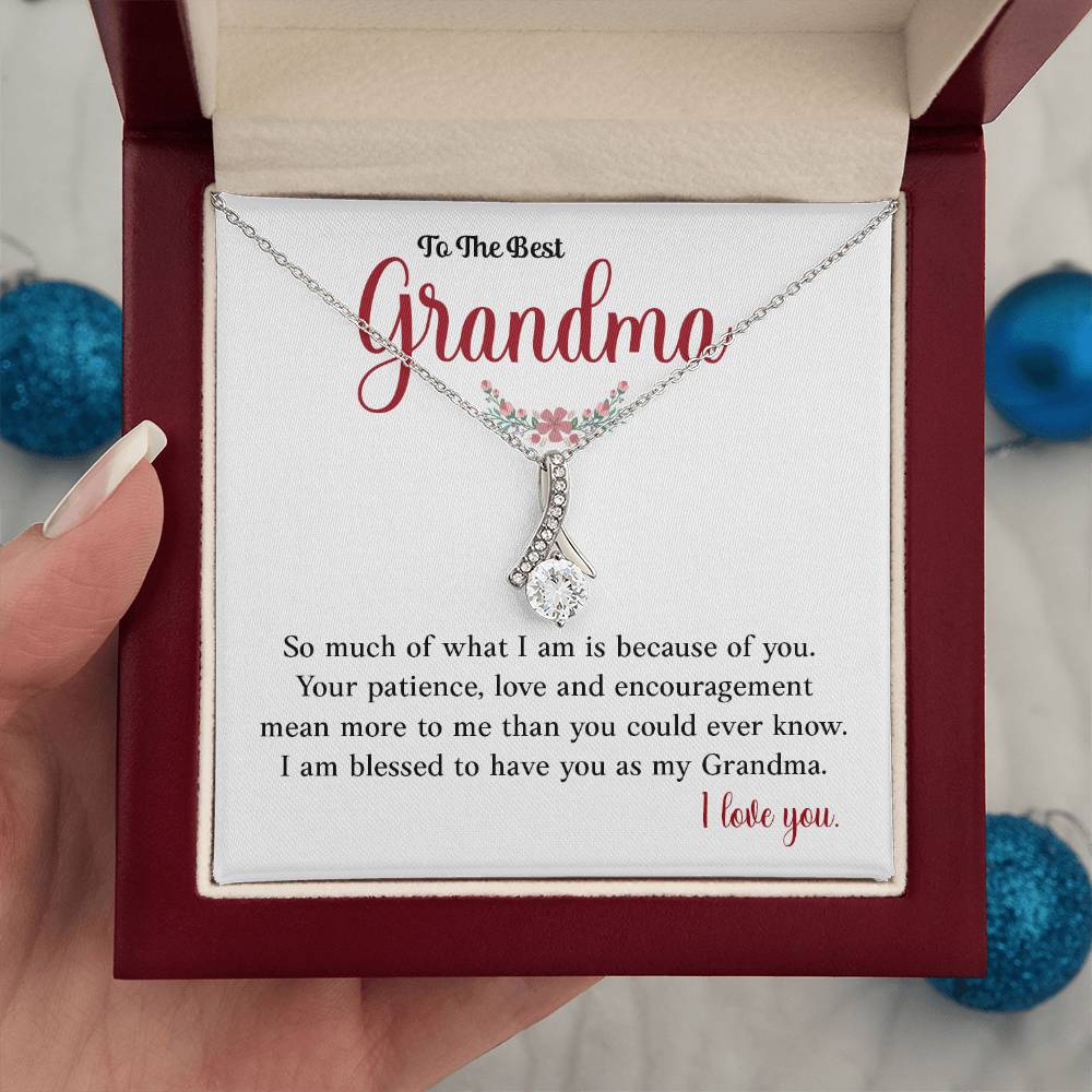 To The Best Grandma Heartfelt Necklace Gift Best Grandma Necklace Gift Heartfelt Gift For Grandma Sentimental Jewelry For Grandmother Jewelry Gift For Grandma Granddaughter To Grandma Gift Special Gift For Grandma Meaningful Gift For Grandma