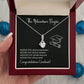 Graduation Necklace for Her with Message Card