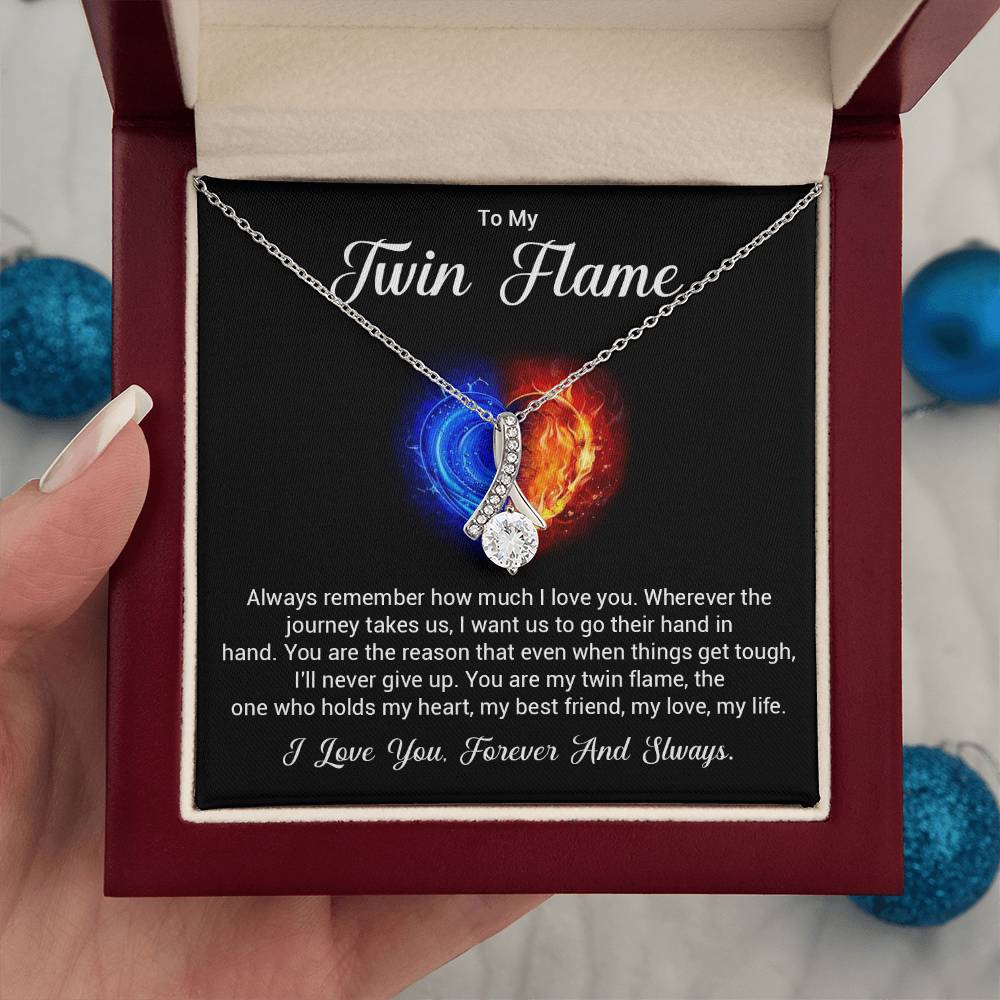 Twin Flame Gift for Her – Love You Forever Message Card