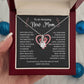 New Mom Necklace Gift with Message for Baby Shower