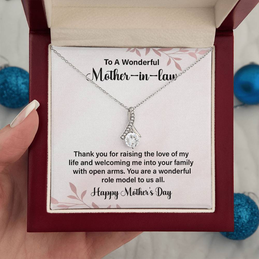 Mother-in-Law Mother’s Day Necklace Gift from Family