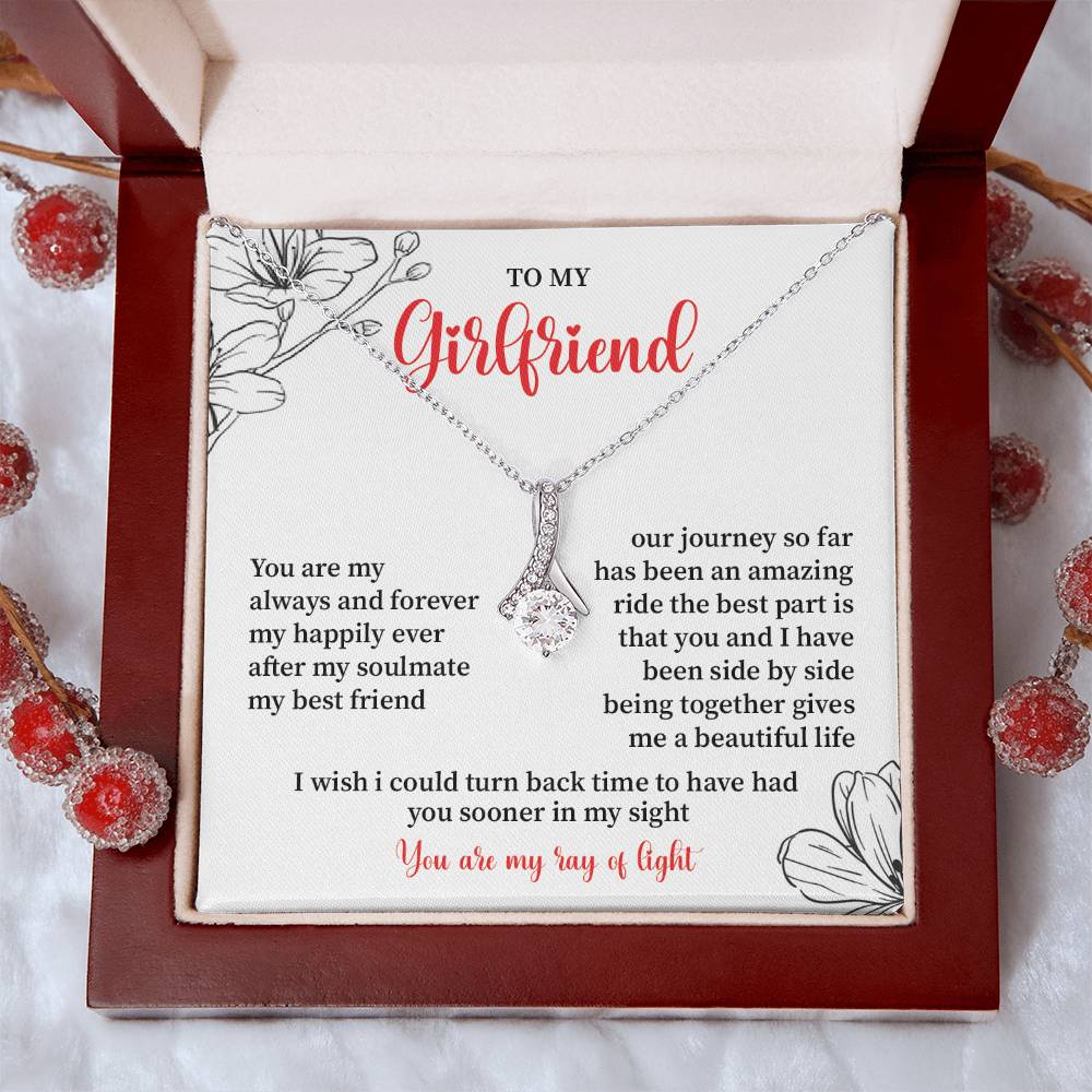 To My Girlfriend - Jewelry Gift with Message Card