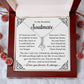 Beautiful Soulmate Necklace Gift with Message Card
