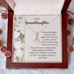 Granddaughter Gift from Grandma – Message Card