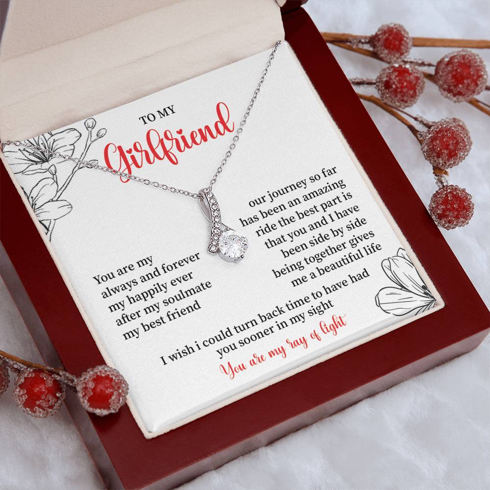 To My Girlfriend - Jewelry Gift with Message Card