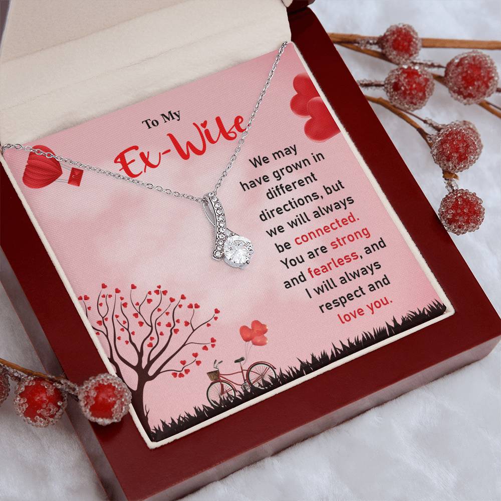 Ex-Wife Necklace Gift – Love & Respect Message Card