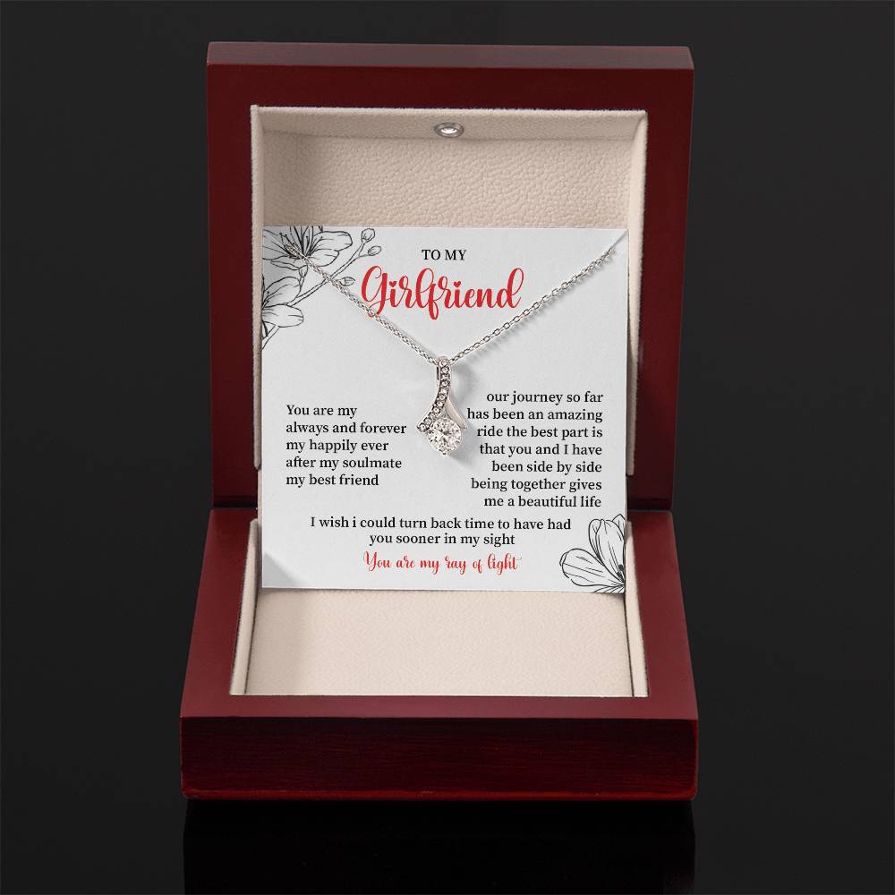 To My Girlfriend - Jewelry Gift with Message Card