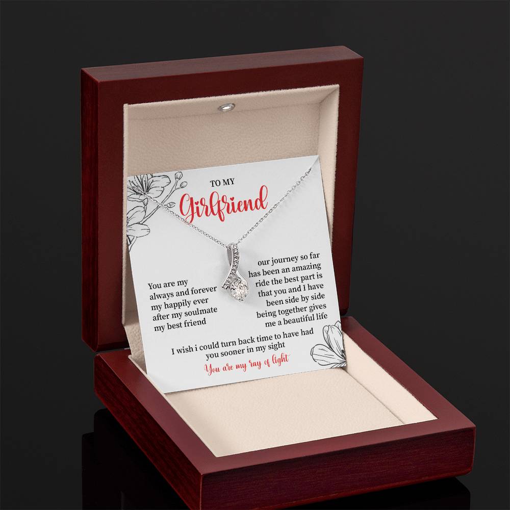 To My Girlfriend - Jewelry Gift with Message Card