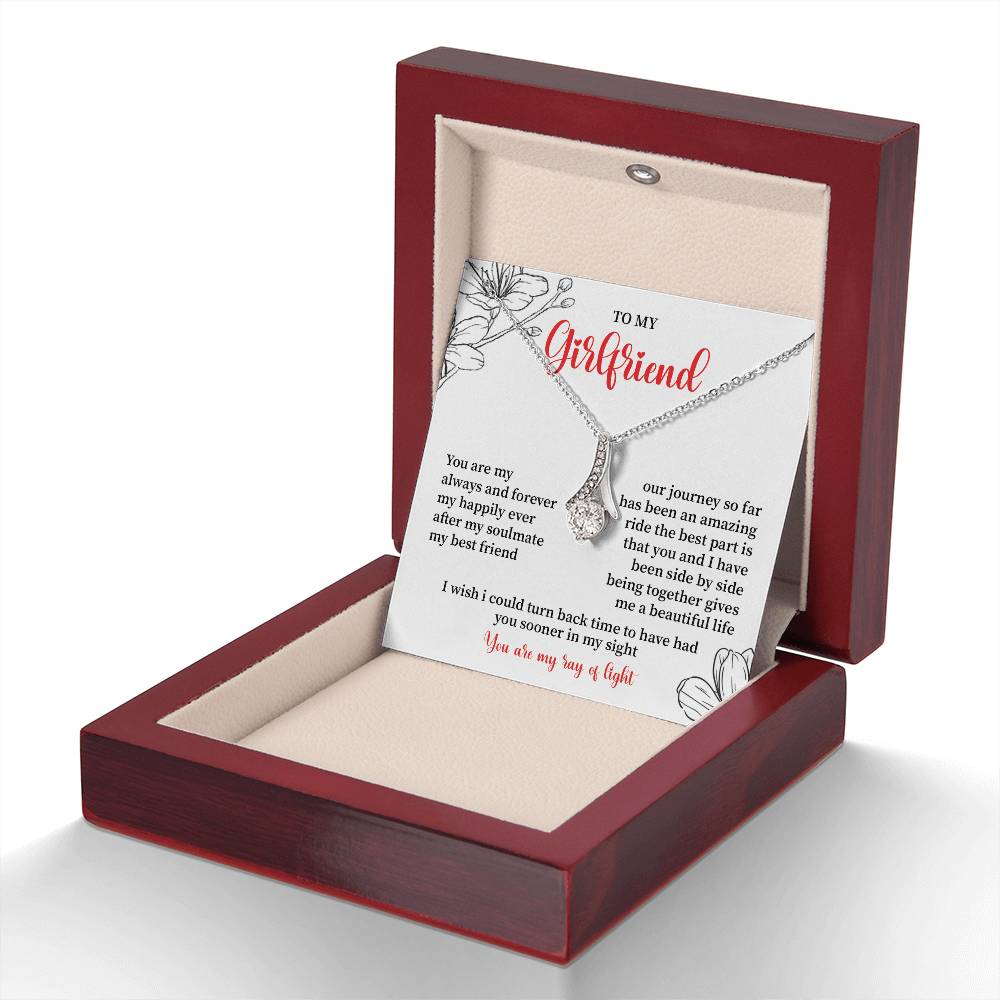 To My Girlfriend - Jewelry Gift with Message Card