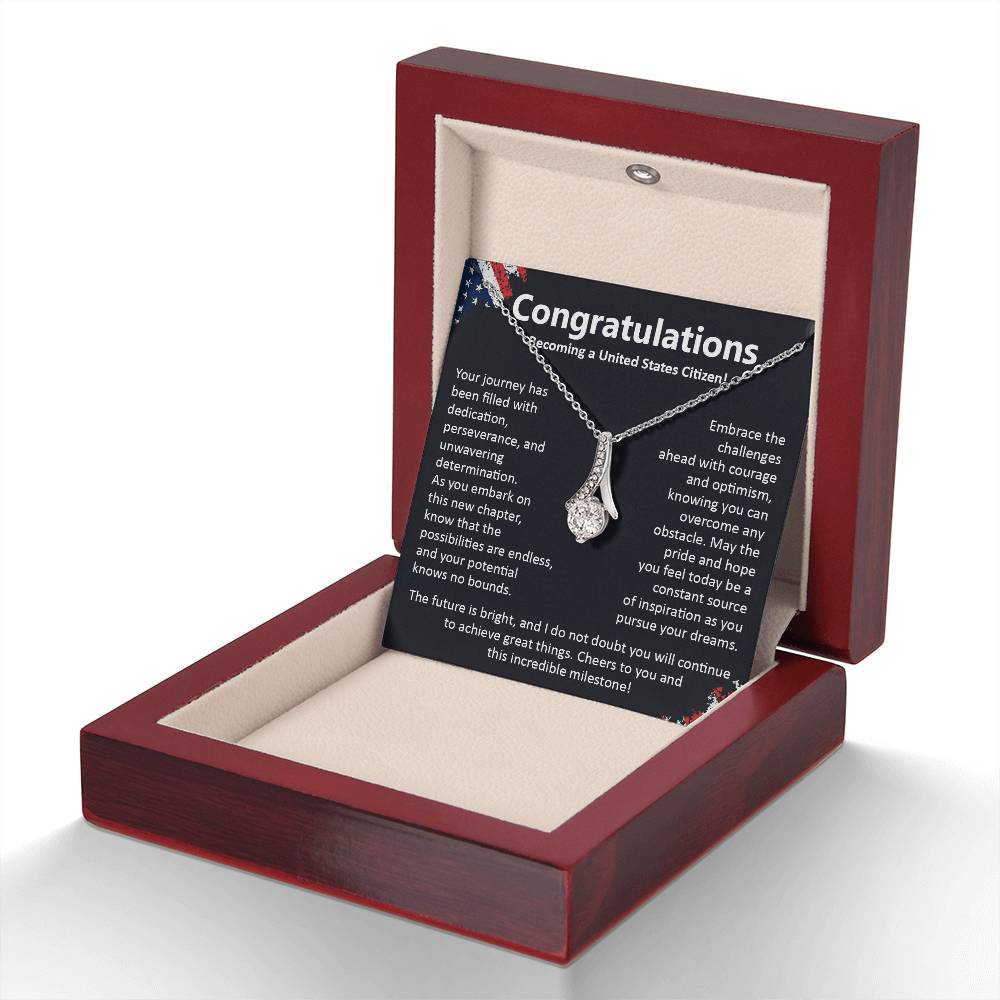 Congratulations On Becoming A United States Citizen Congratulations On Citizenship Proud New Citizen Gift Celebratory Jewelry For New Citizens Supportive Gift For New Citizens Life Journey Jewelry Personalized Gift For Citizens Hope And Pride Jewelry