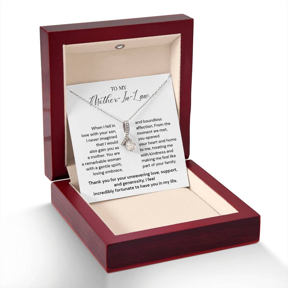 Mother-in-Law Gift from Bride Wedding Necklace
