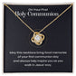 Holy Communion Keepsake Necklace – Gift for First Communion Girl
