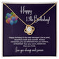 13th Birthday Necklace Gift for Teen Girl – Brave Smart Loved Card