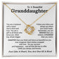 To a Beautiful Granddaughter Necklace Gift – You’re One of a Kind