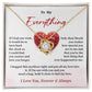 To My Everything Necklace Gift From Your Husband Stylish Necklace Gift