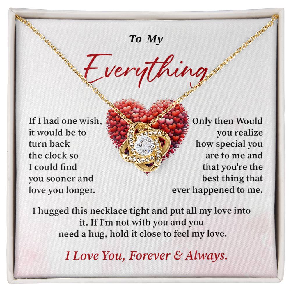 To My Everything Necklace Gift From Your Husband Stylish Necklace Gift