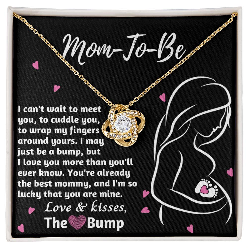 Mom To Be Necklace For Pregnant Women, Mommy Present From Unborn Baby, Gift For Expecting Moms, Pregnancy Jewelry Necklace With Wonderful Message Card And Box.