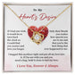 To My Heart's Desire Necklace Gift From Husband Gift with Card Box