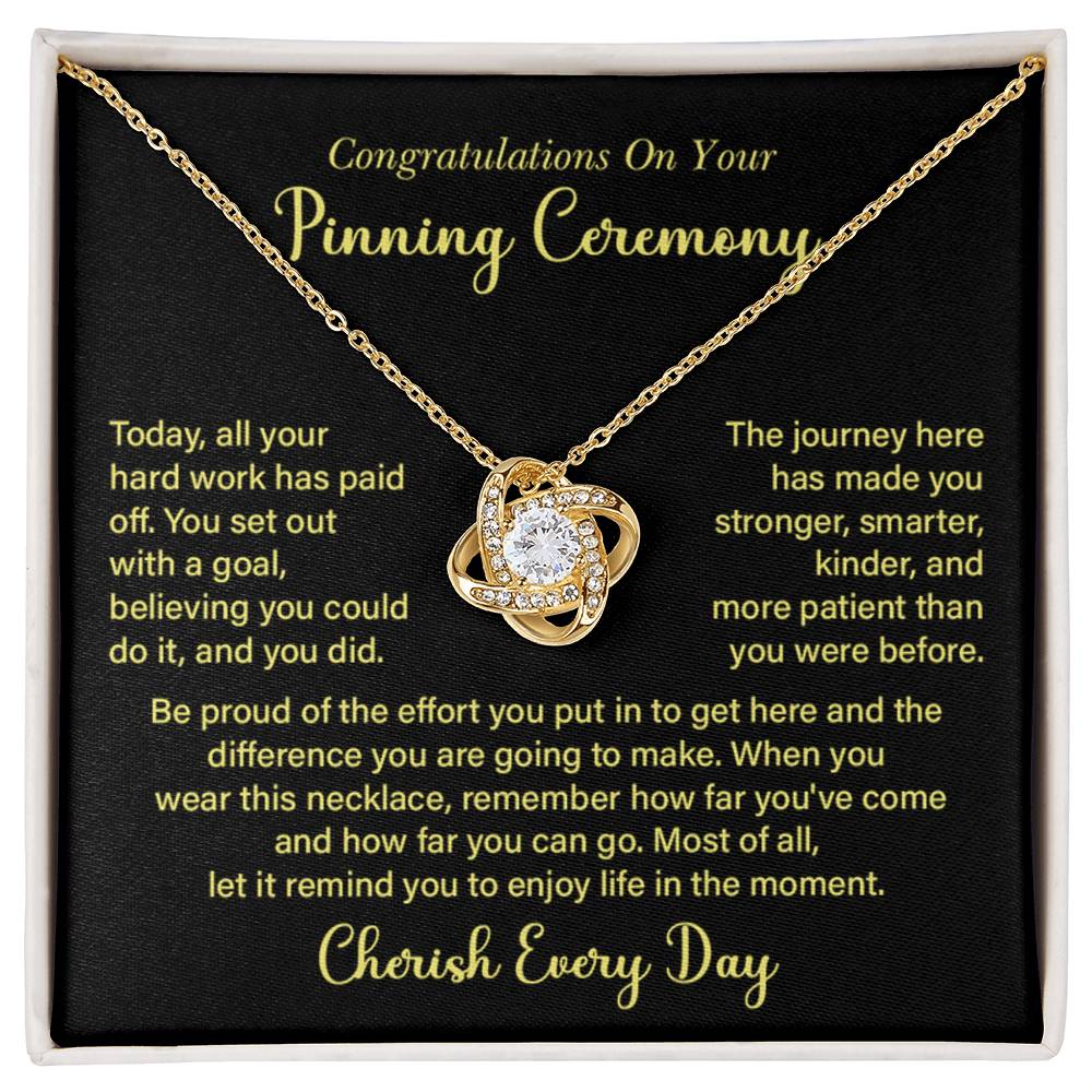 Congratulations On Your Pinning Ceremony Necklace Pinning Ceremony Necklace Gift Congratulations Pinning Ceremony Jewelry Journey Of Success Necklace Pinning Ceremony Milestone Necklace Necklace To Celebrate Hard Work Pinning Ceremony Keepsake Jewelry