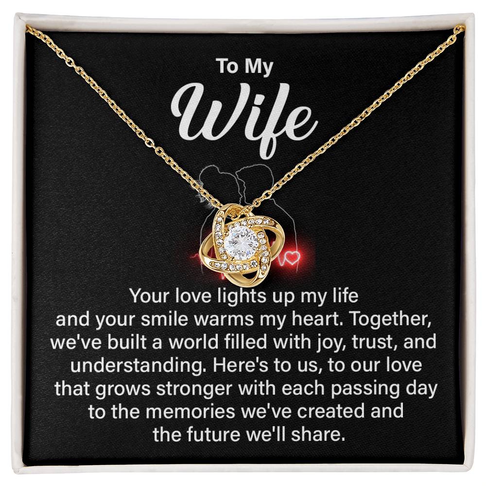 Wife Necklace Gift for Anniversary with Gift Box