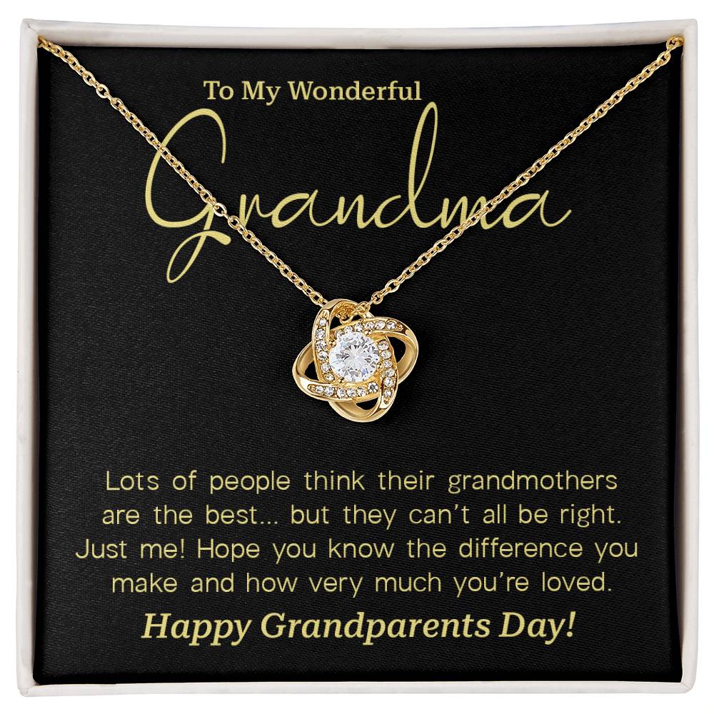 To My Wonderful Grandma Grandma Necklace Gift Grandparents Day Jewelry Sentimental Jewelry For Grandmother Jewelry Gift For Grandma Granddaughter To Grandma Gift Special Gift For Grandma Granddaughter Love Jewelry Jewelry For Grandma From Granddaughter