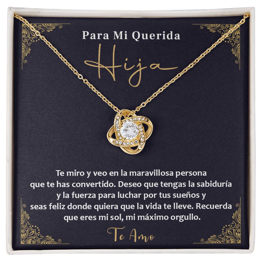 Collar Para Mi Querida Hija – Mensaje de Orgullo y Amor