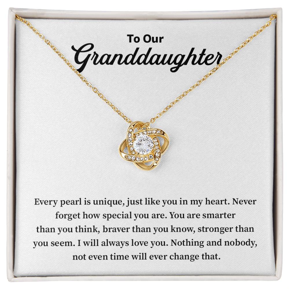 To Our Granddaughter Granddaughter Necklace Gift Sentimental Jewelry For Granddaughter Emotional Keepsake For Granddaughter Jewelry Gift For Granddaughter Unique Pearl Necklace Special Gift For Granddaughter Meaningful Gift For Granddaughter