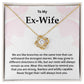 Ex-Wife Gift from Ex-Husband with Message Card