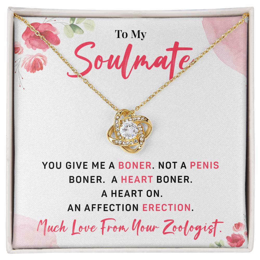 Funny Zoologist Necklace Gift for Soulmate