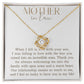 Gift for Mother-in-Law from Daughter-in-Law – Wedding Day or Birthday Jewelry Gift