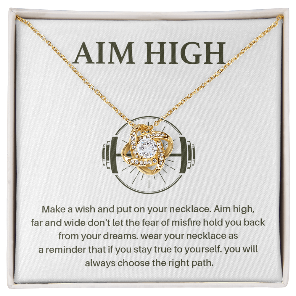 Aim High Necklace: A Daily Reminder To Pursue Your Dreams With Confidence And Courage