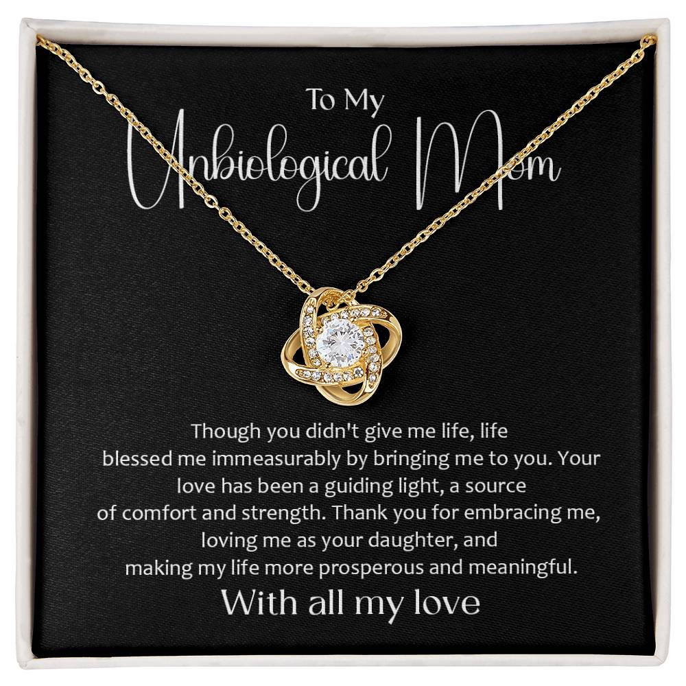 To My Unbiological Mom Though you .