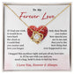To My Forever Love Necklace Gift From Your Soulmate Inspirational Necklace For Women