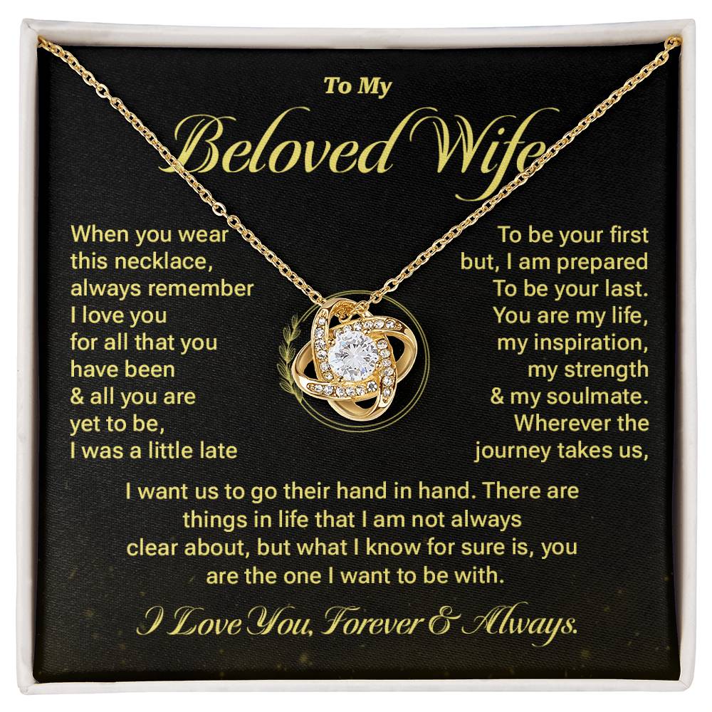 Romantic Gift for Beloved Wife with Message Card