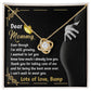 To Mommy from Bump Necklace – Growing Baby Gift with Loving Message