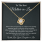 Elegant Mother-in-Law Necklace with Message Card