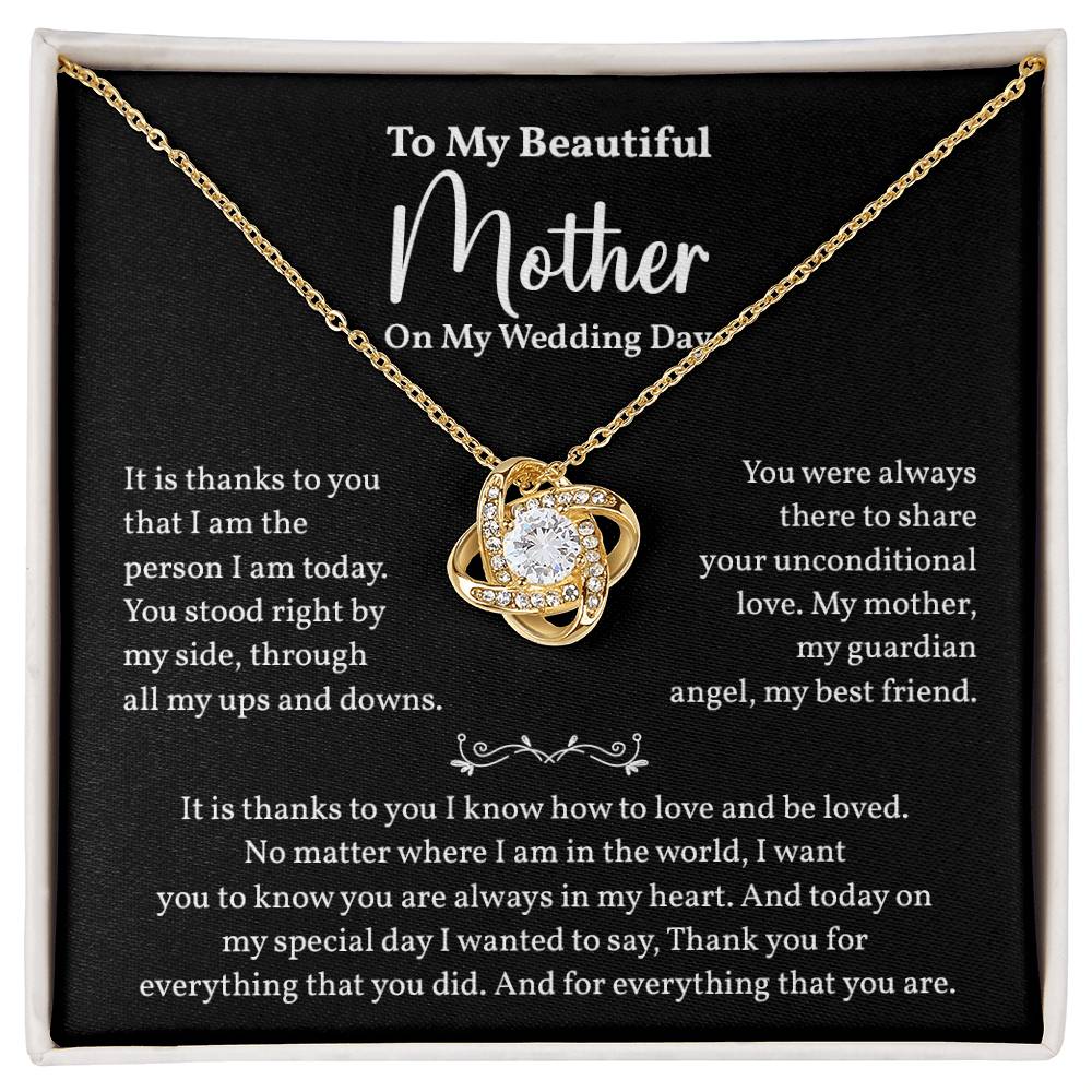 Wedding Gift for Mother – Message Card Necklace Box