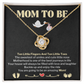 Mom To Be Necklace Gift With Pregnancy Announcement Jewelry