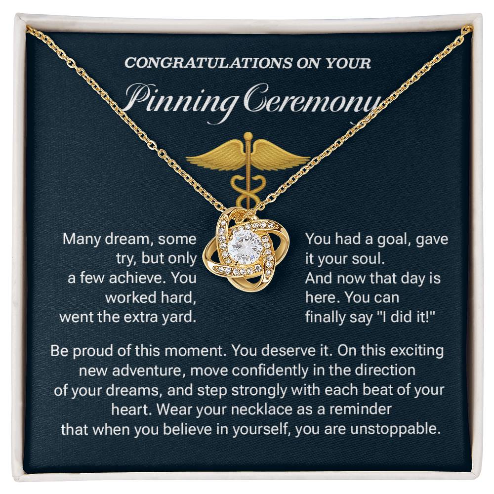 Congratulations On Your Pinning Ceremony Necklace Pinning Ceremony Necklace Gift Congratulations Pinning Ceremony Jewelry Believe In Yourself Necklace Jewelry For New Adventure Graduation Necklace Gift Necklace For Graduates