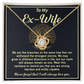 Strong Bond Necklace Gift for Ex-Wife with Hearffelt Note